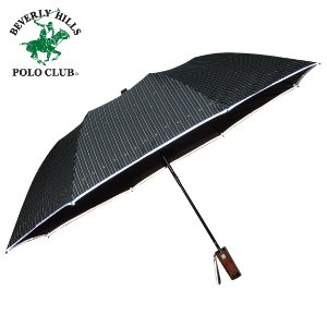 폴로 2단 스트라이프(빛반사띠)우산