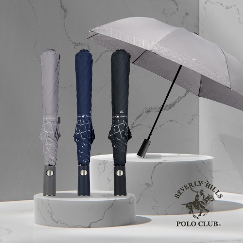 폴로 2단 뽄지 로고 보다 자동 우산